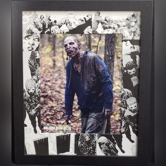 Gregory French - Walking Dead Custom Matted & Framed Signed/Autograph Photo - Picture 1 of 3